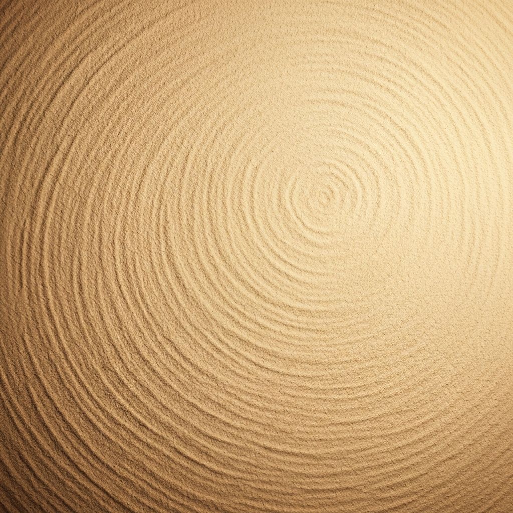 Friedliche Texturen und Ruhe